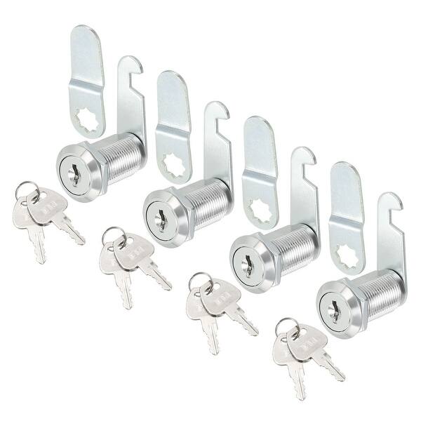 Cam Lock 1-1/8" Fits Up to 7/8" Thickness Panel Keyed Alike Zinc Alloy